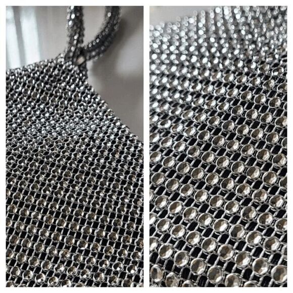 ✨ Glitter Decor Sparkly Shiny Bling Evening Party Purse Clutch Wristlet Bag NEW - Picture 10 of 17